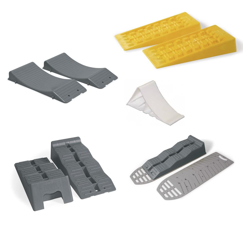 Caravan Nivelleerblokken en Wielblokken