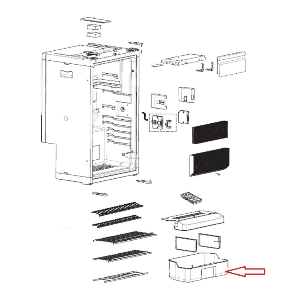 Dometic RMS8400 Groentebak