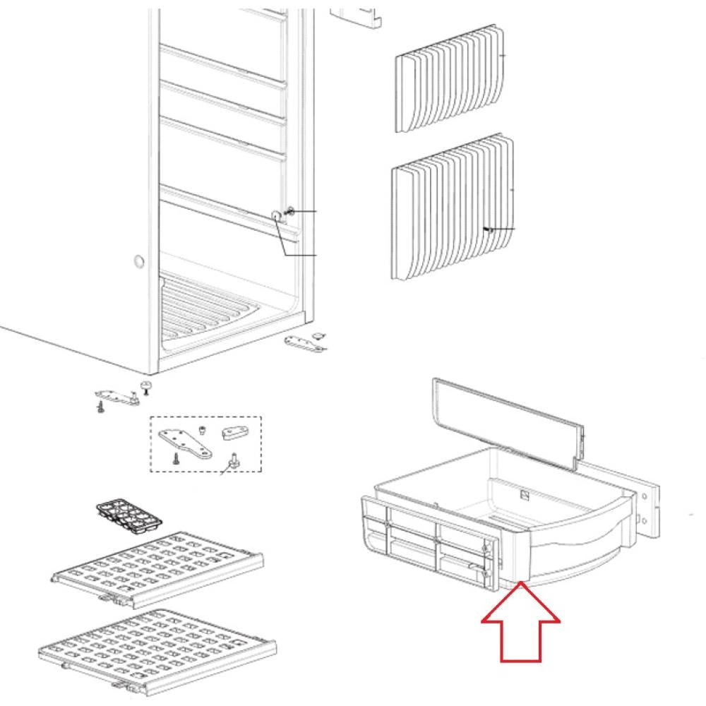 Dometic  RML8330 Vershouder Blauw 313x401x122mm