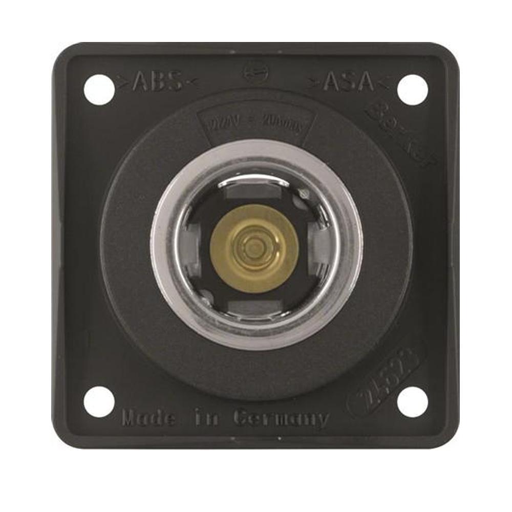 Berker Contactdoos 12V Groot Inbouw Antraciet Mat