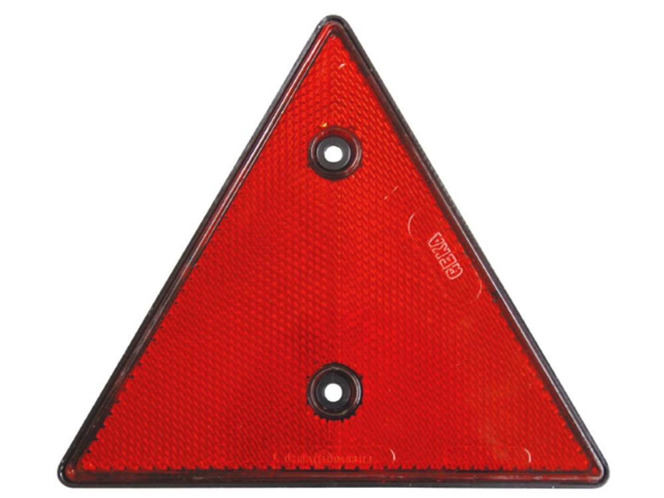 Reflector Driehoekig Rood
