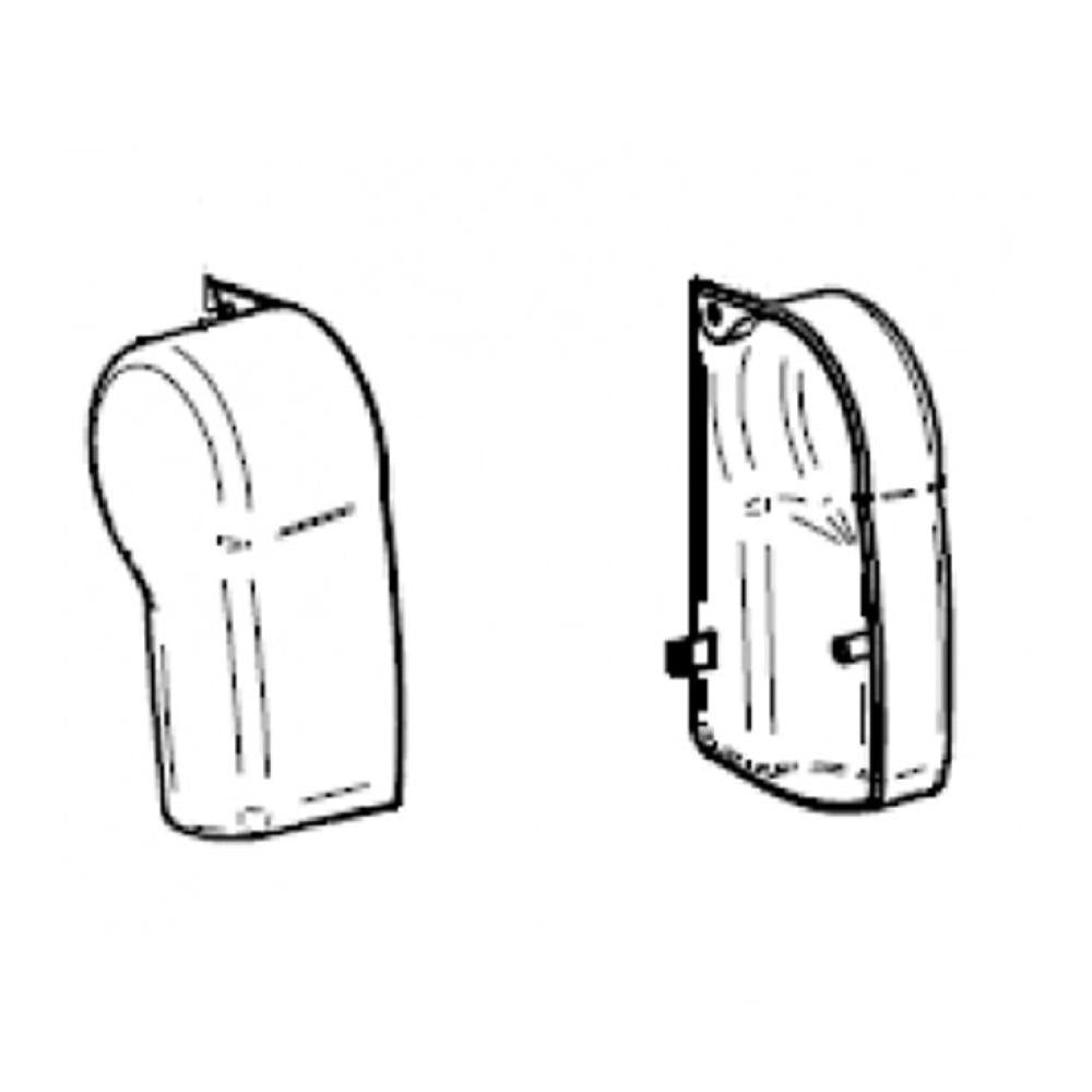 Thule Eindkap Mainhousing LH+RH 4900 Wit