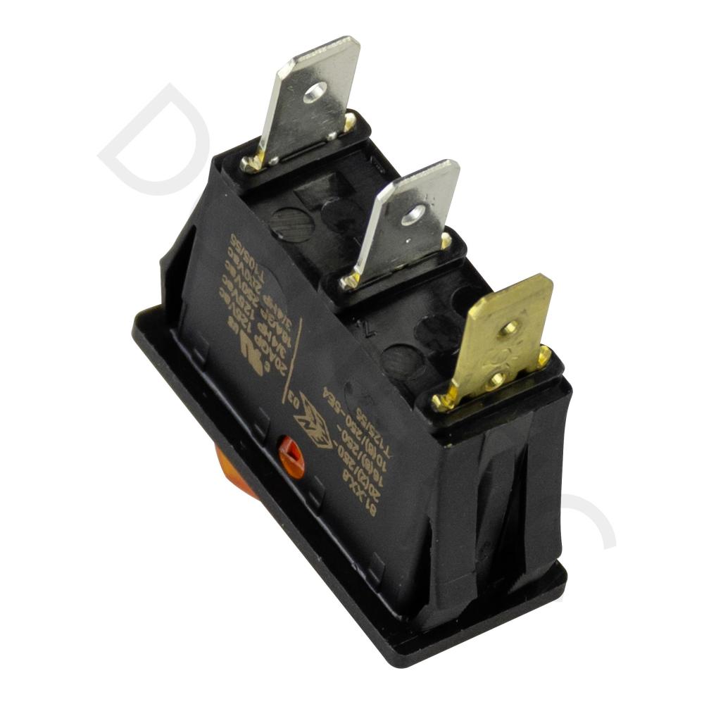 Dometic RM4211/4281 Schakelaar 230V Oranje