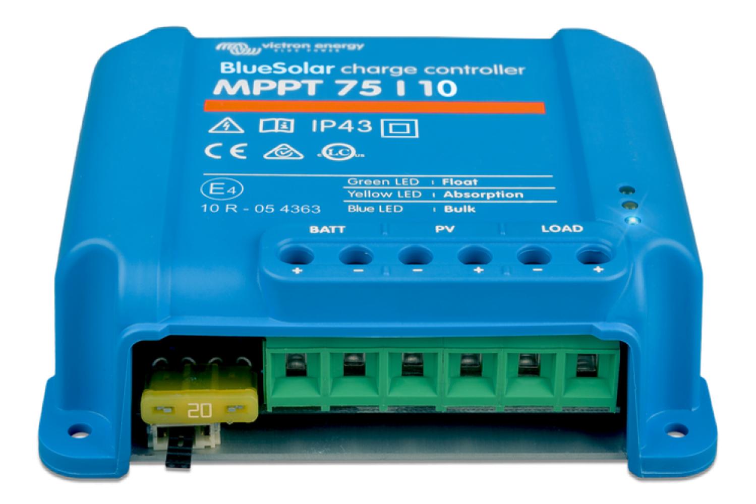 Victron Laadregelaar BlueSolar MPPT 75/10