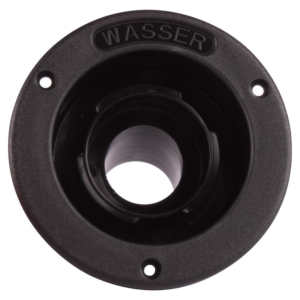 Watervulopening 40mm met Slot Zwart