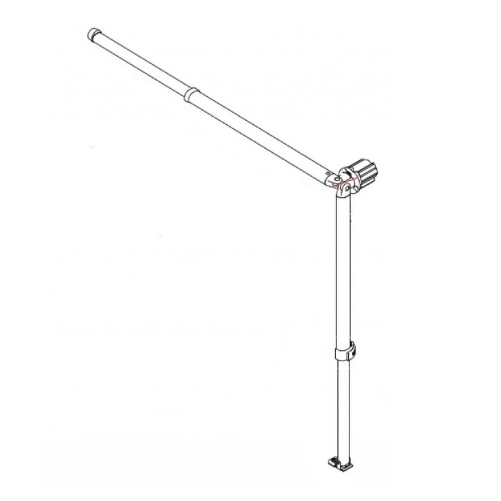 Fiamma left rafter + leg CaravanStore 310/440 6 holes