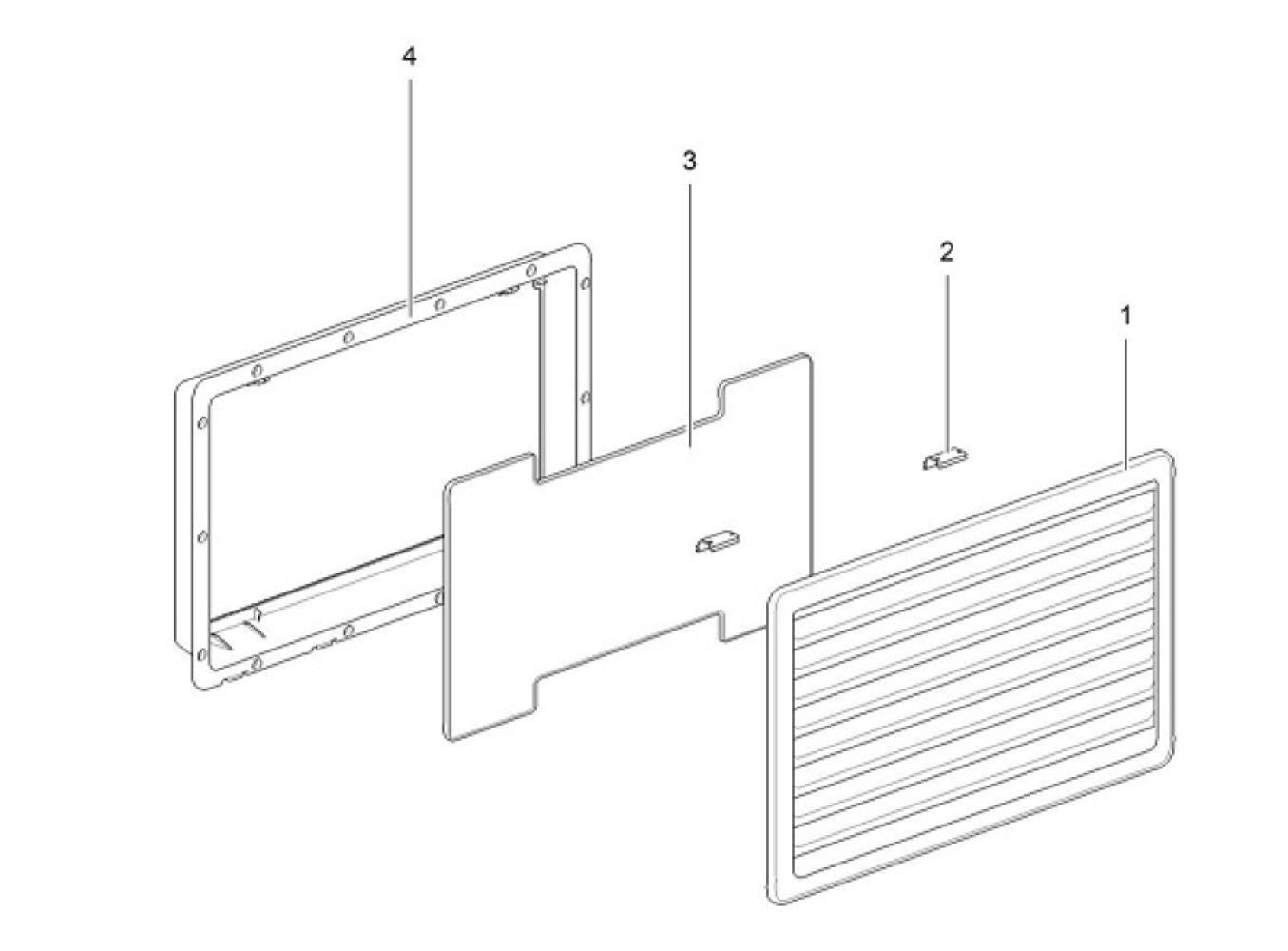 Thetford Buitenrooster N3140 257x432mm