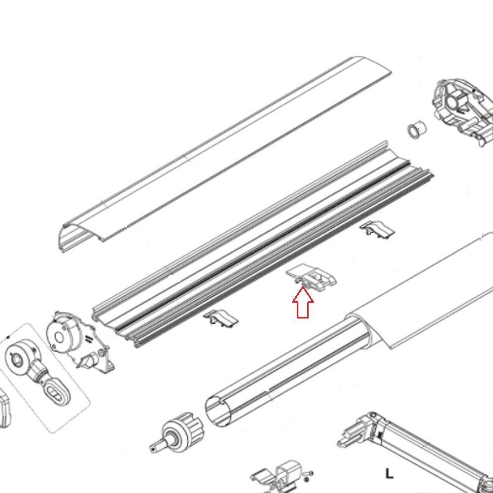 Fiamma F80S Rafter kit