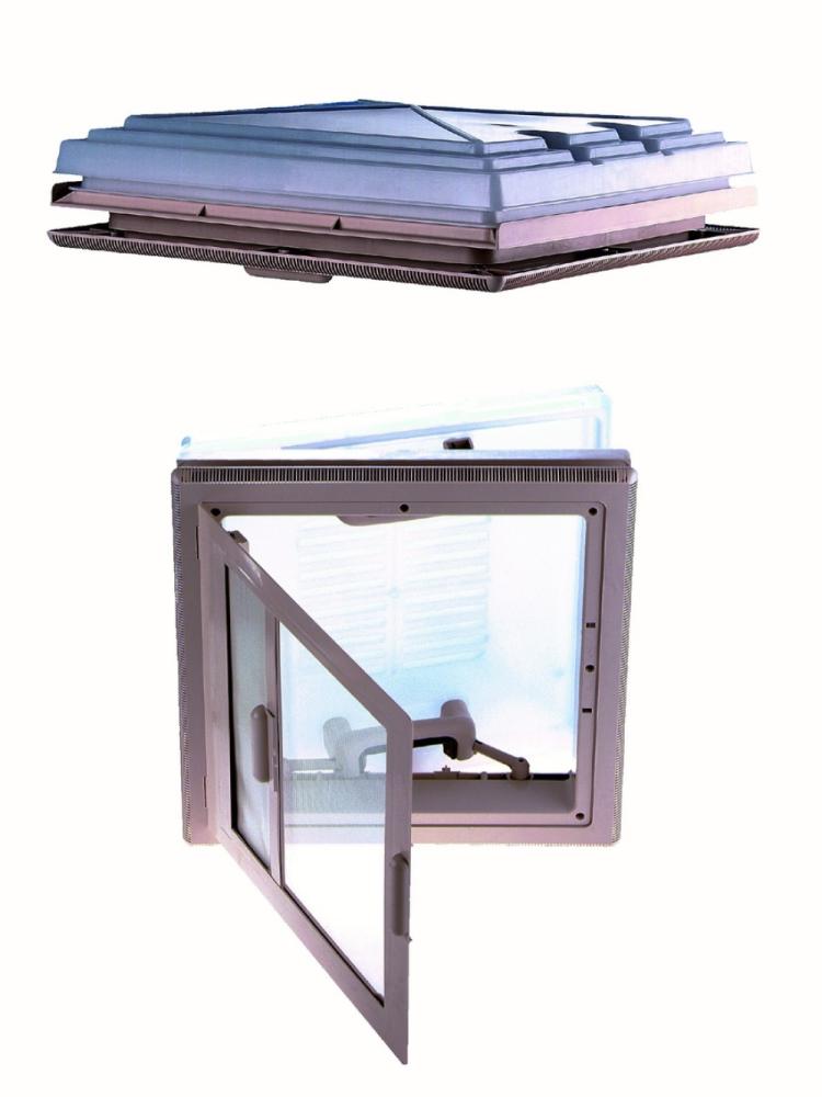 MPK Dakluik 40x40cm Wit Kader+Combirollo