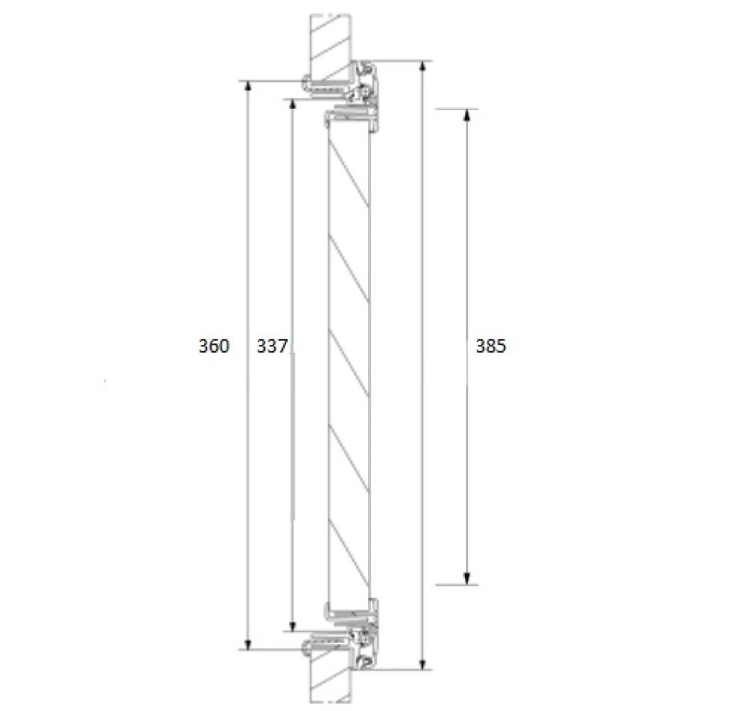 Dometic Serviceluik SK5 36x31cm Wit