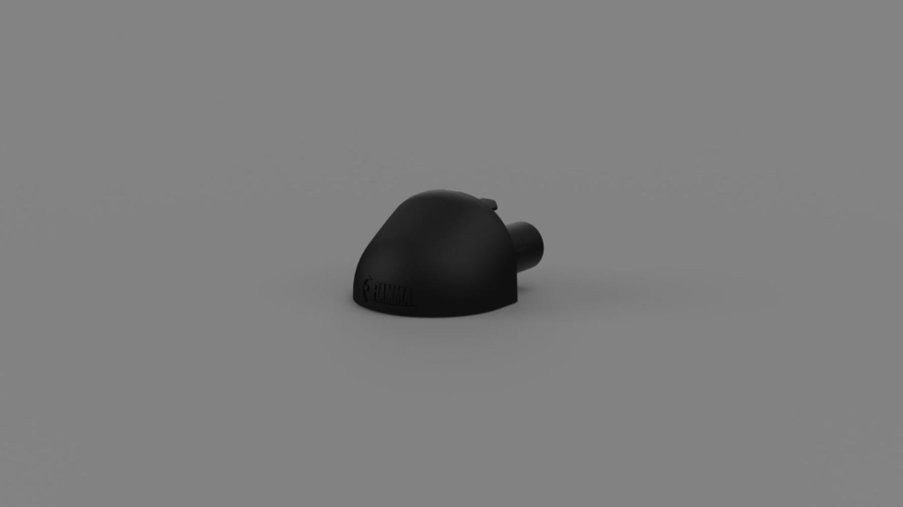 Fiamma End Cap for Support Bar Black 2st.