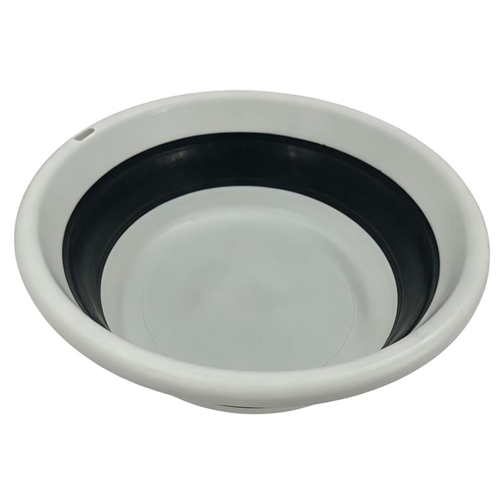 ViaMondo Mand Rond Opvouwbaar Grijs/Wit 4.5L