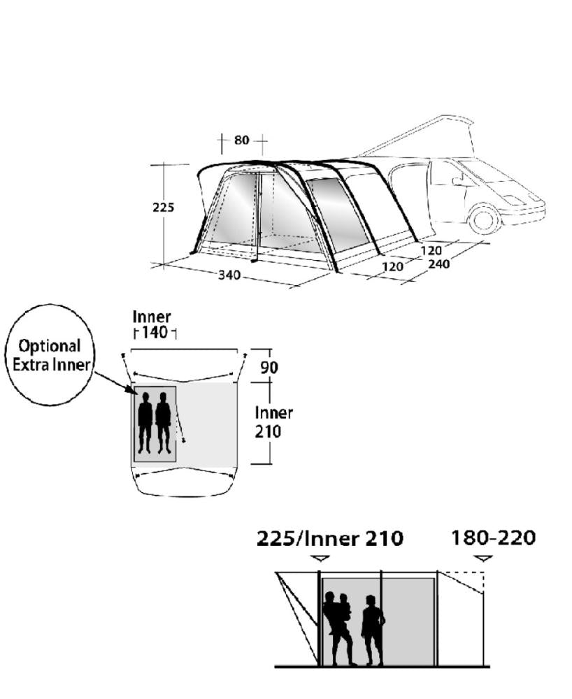 Outwell Busvoortent Country Road SA
