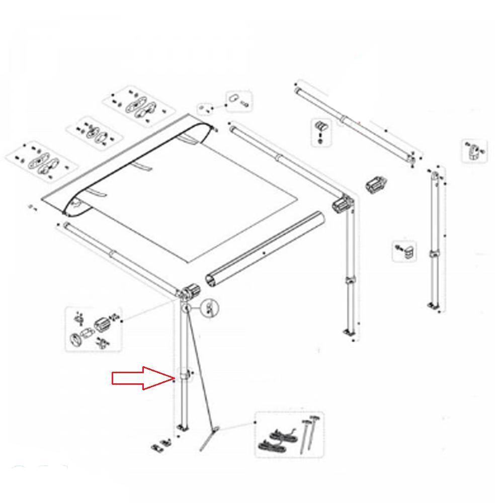 Fiamma Kit Rain Guard F65/F80 50cm