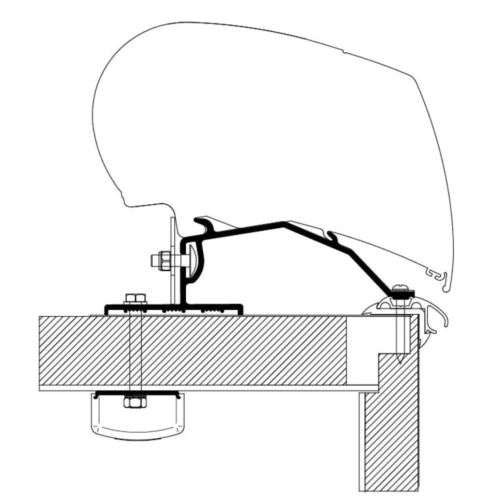 Thule LMC Caravan Roof Adapter Kit