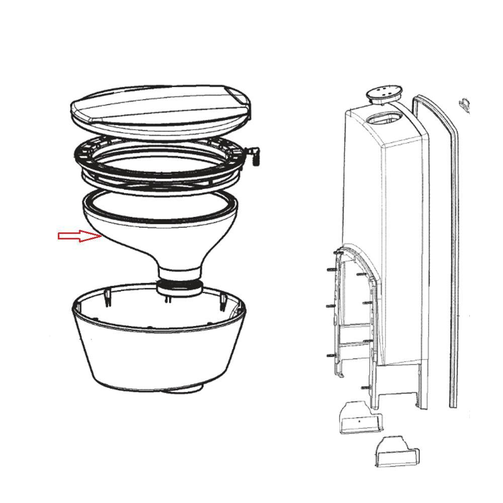 Dometic CT4110 Toiletpot  Compleet
