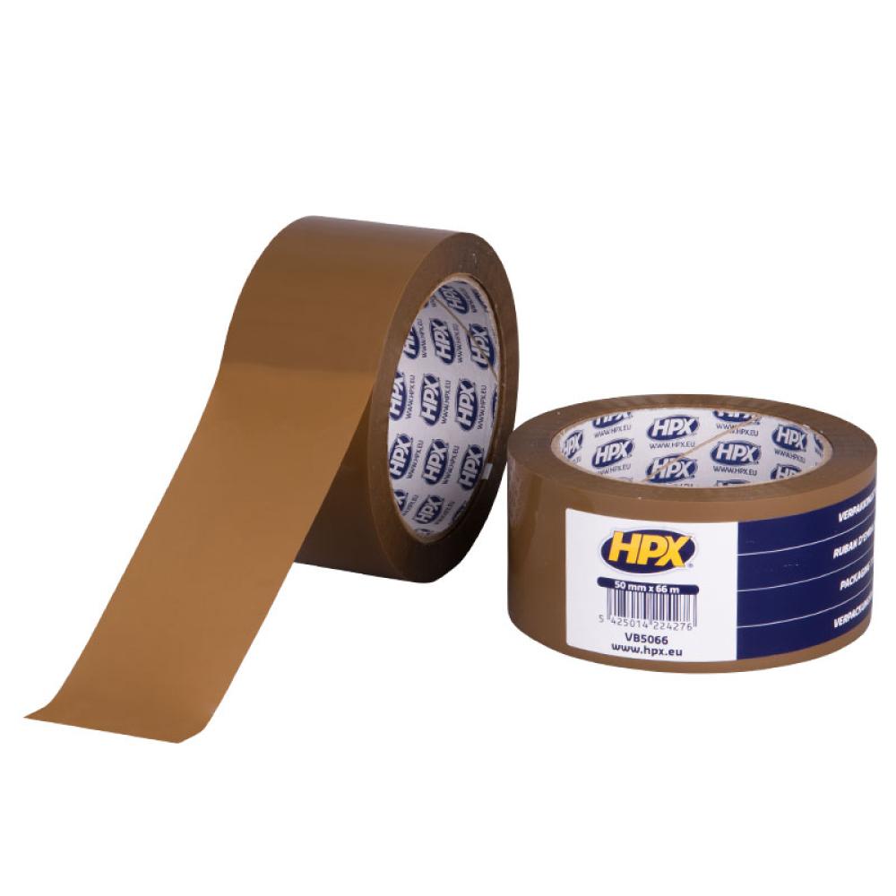 HPX Verpakkingstape 66m Bruin