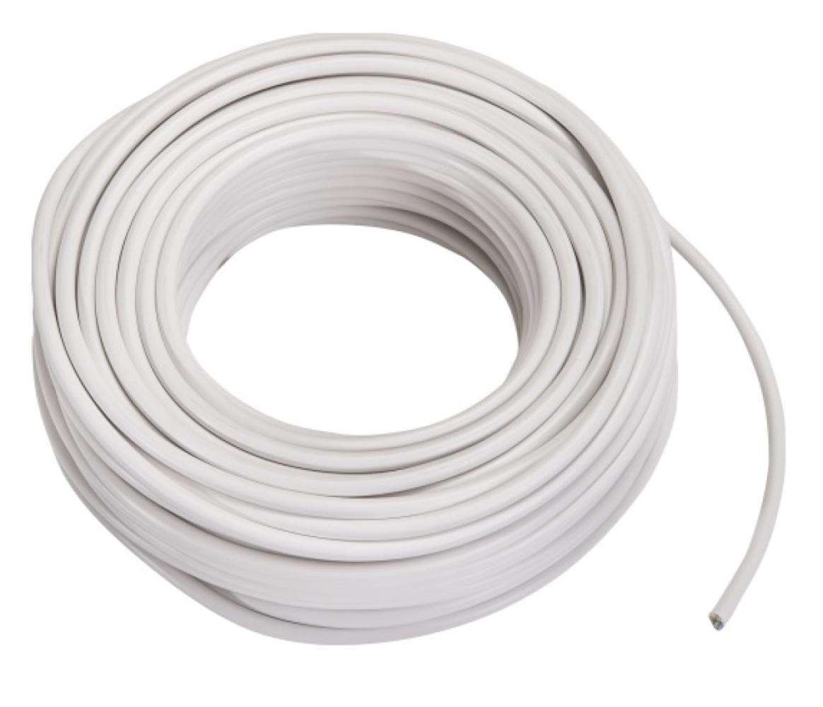 Kabel 3x1.5 Wit 50m