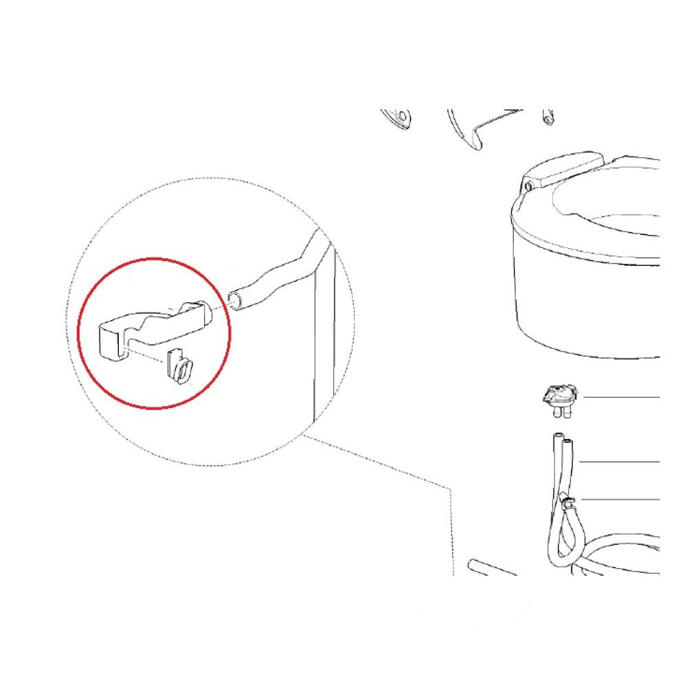 Thetford C220 Box Outside Vent White