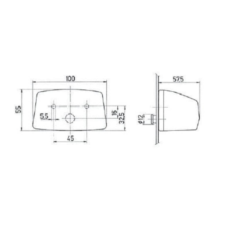 Jokon Kentekenverlichting K415 Opbouw