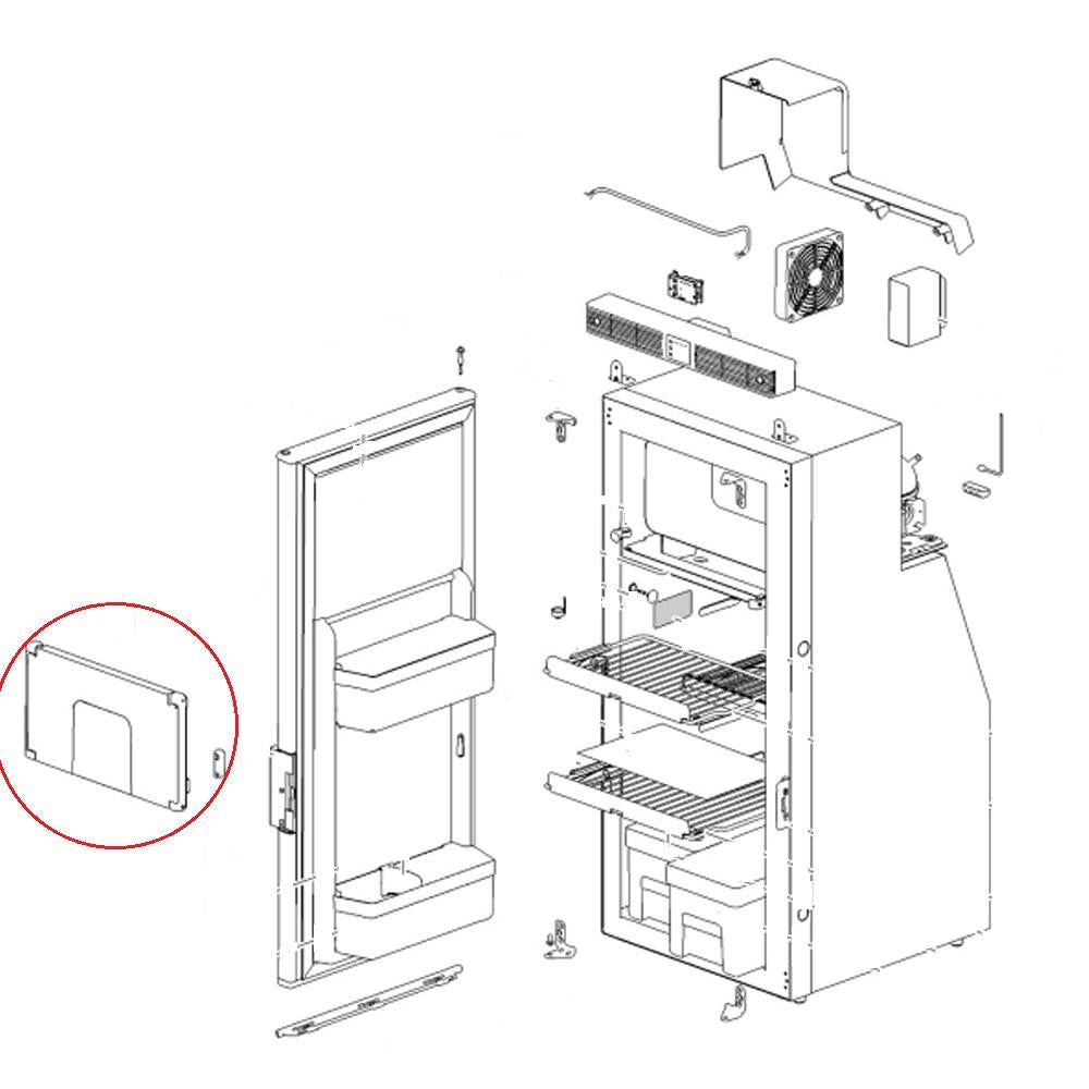 Thetford Diepvriesdeur met Magneetsluiting T1090
