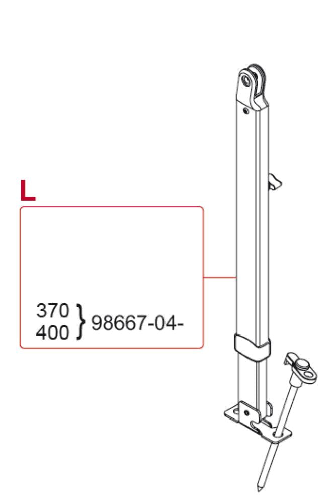 Fiamma F65/F80 Staander Links
