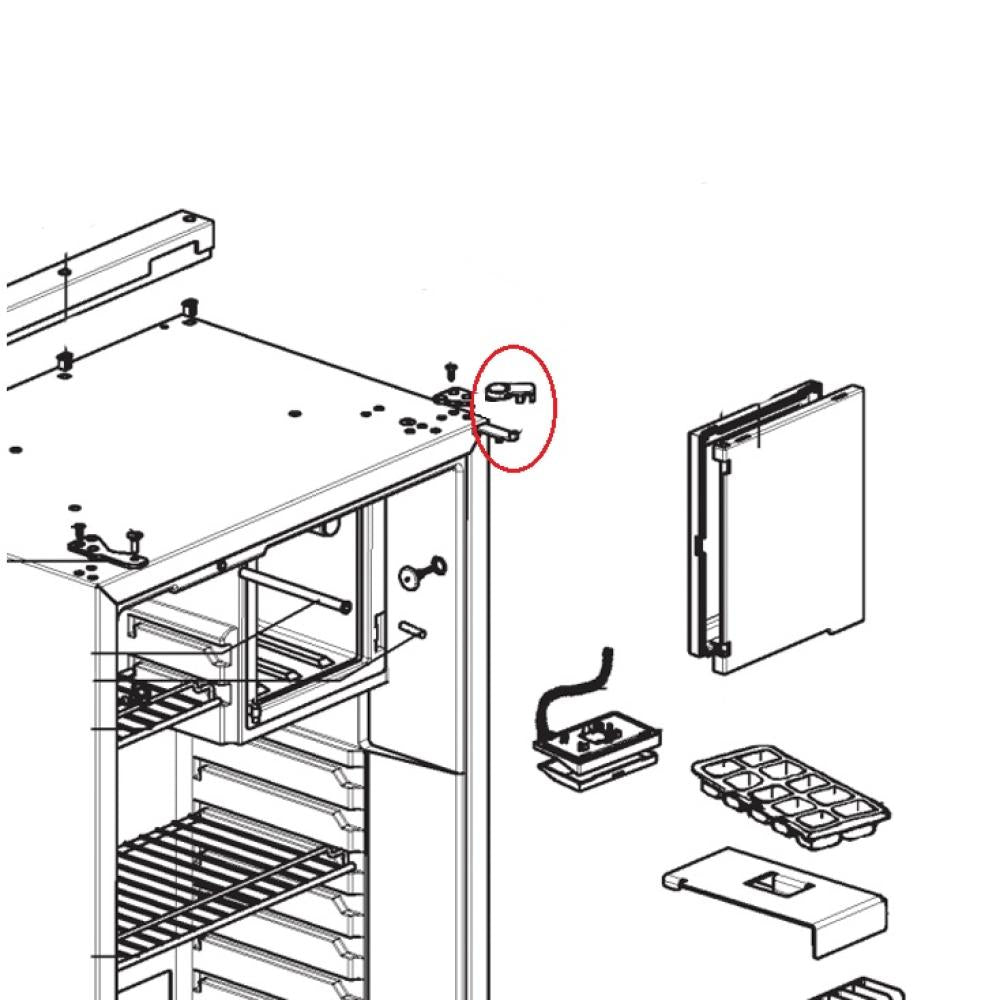 Dometic RM5380 Deurvergrendeling Koelkast Compleet