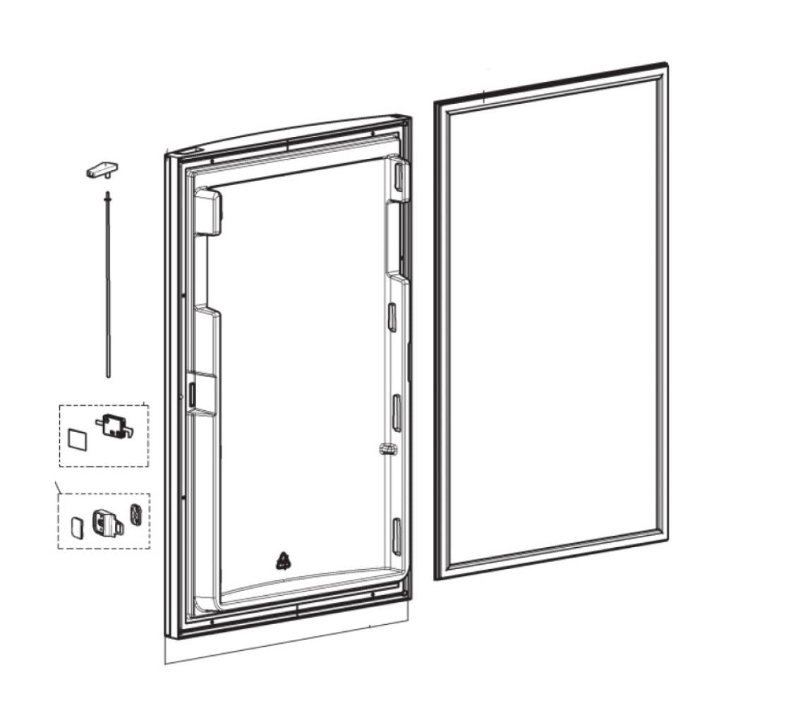 Dometic Door complete service 525x758 RMS8550