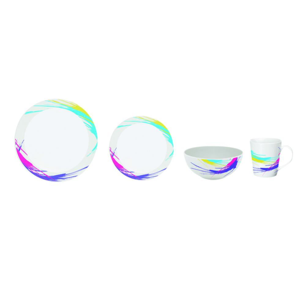 ViaMondo Melamine Servies Pepsy 16-delig