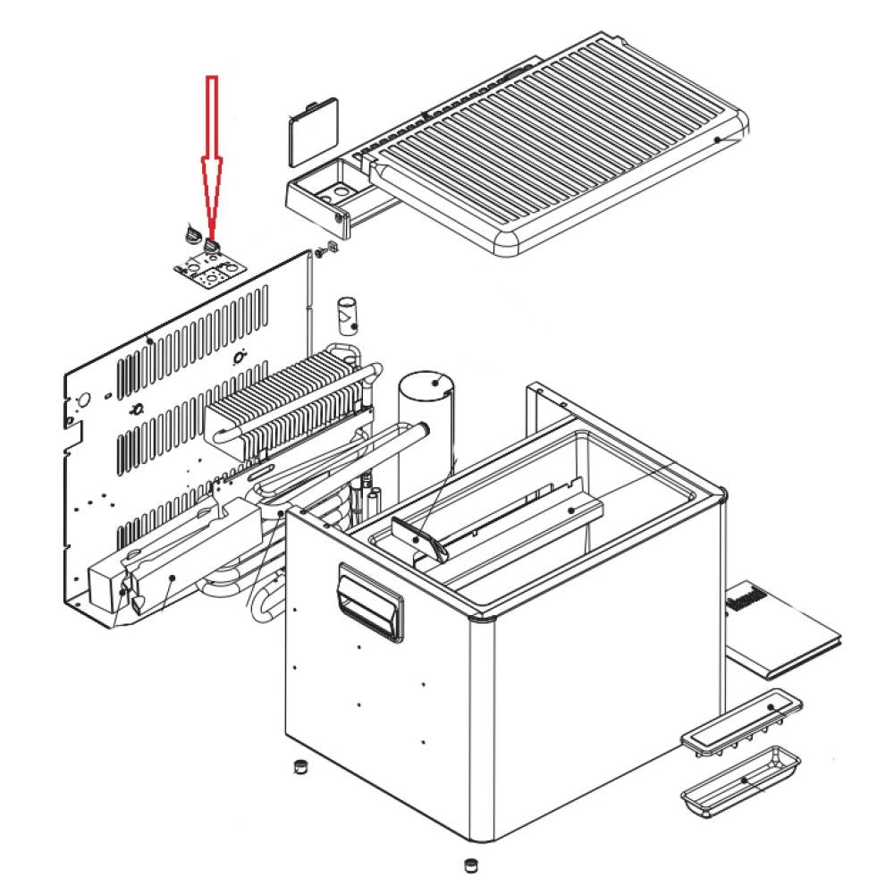 Dometic Draaiknop Thermostaat RC1200