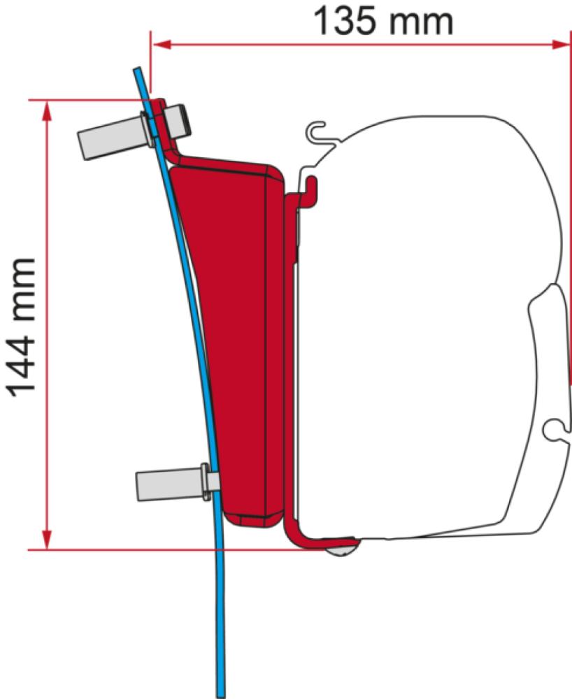 Fiamma Kit VW T5/ T6 Transp./Multivan F45 Deep BL