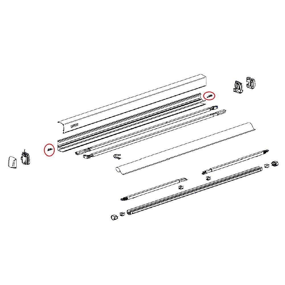 Thule Center Piece Fabric 3200 L+R
