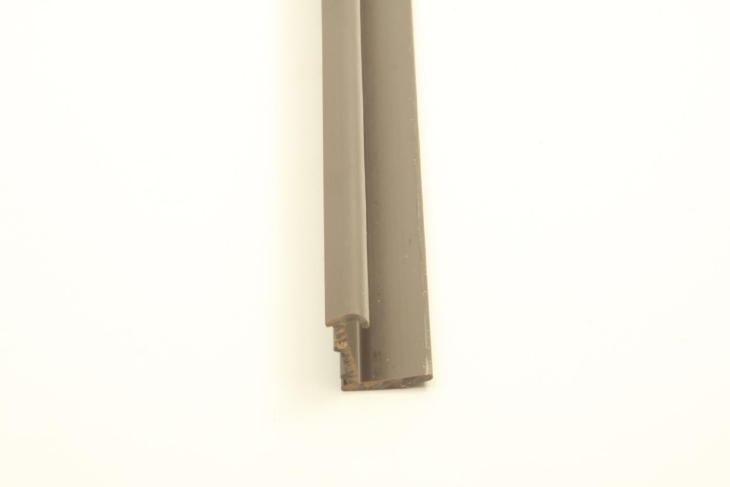 Tafelwandrail Kunststof Bruin 60cm