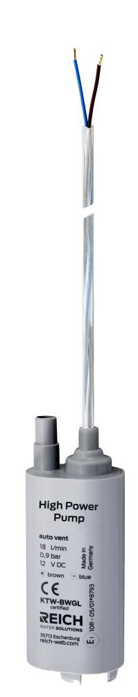 Reich Dompelpomp met Ontluchting 12V-18L
