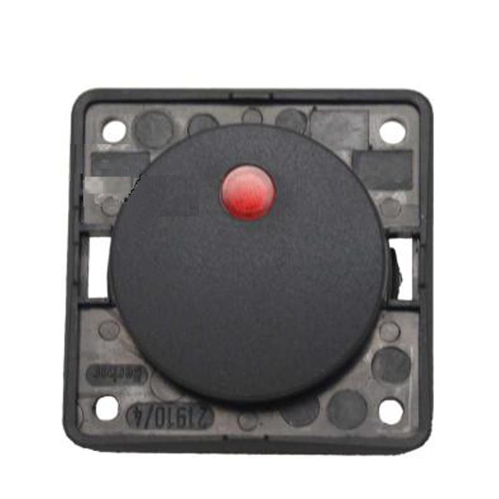 Berker Aan/Uitschakelaar Flow/Pure met Lampje Inbouw Antraciet Mat 12V