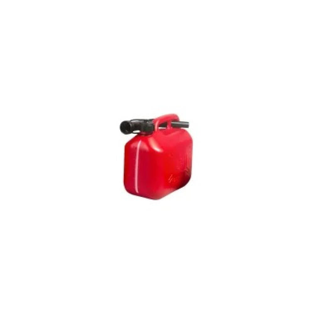Brandstoftank Jerrycan Rood 5L inclusief Dop en Schenktuit