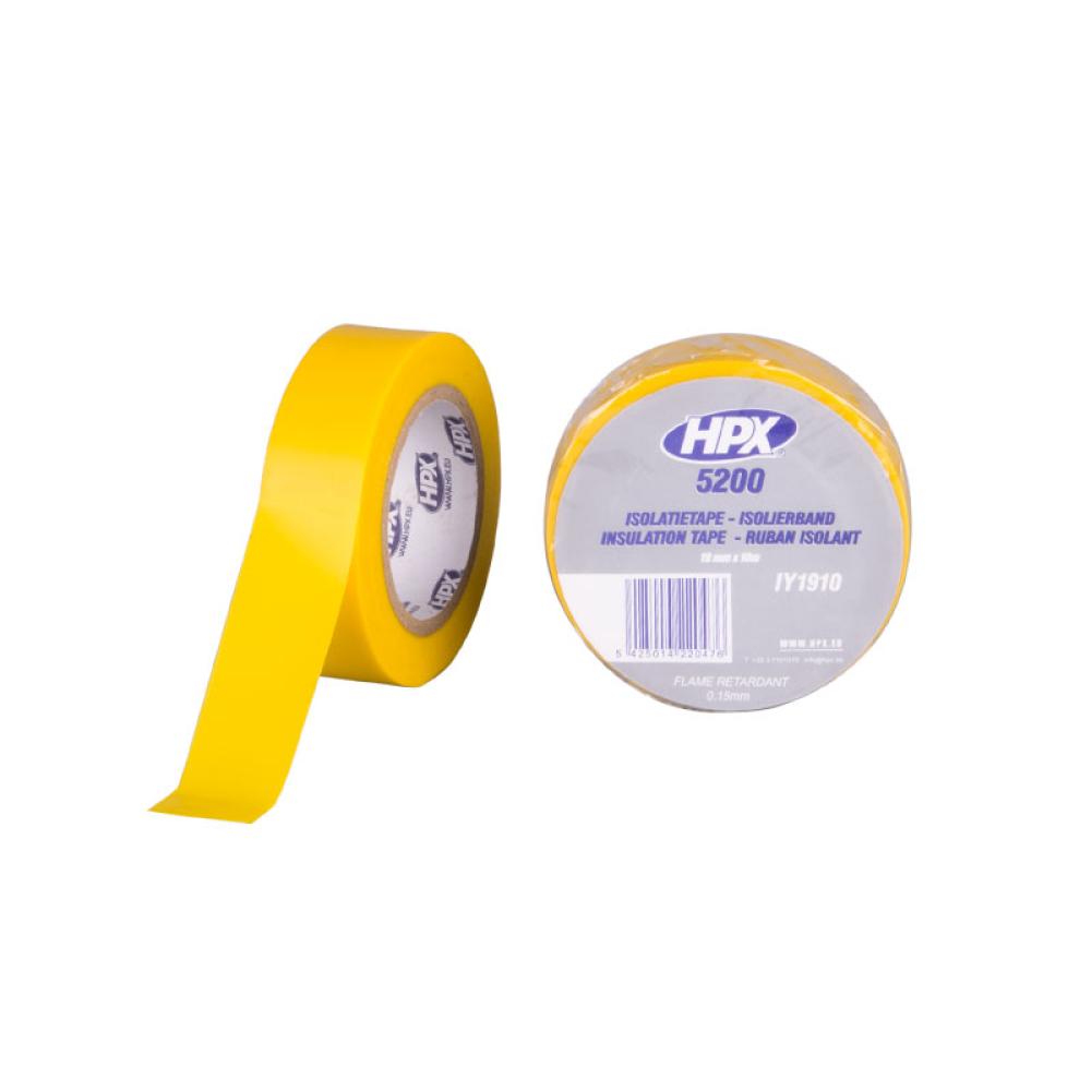 HPX PVC Isolatietape 10mtrx19mm Geel