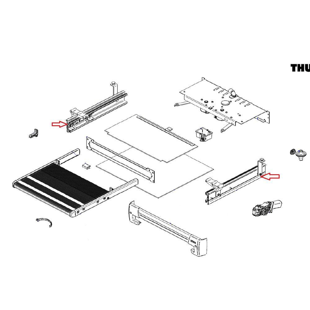 Thule Slide-Out V19 Frame Ducato/Jumper/Boxer 700