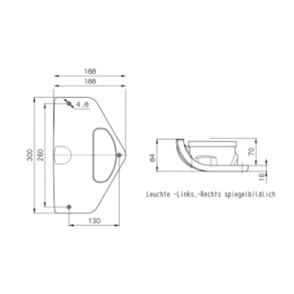 Jokon Kentekenverlichting K575 LED Inbouw