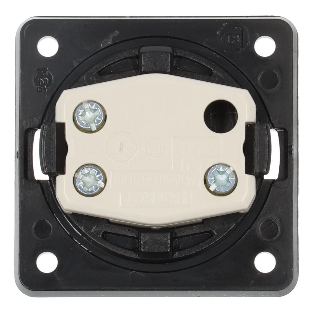 Berker Jalouzie Drukcontact Flow/Pure Inbouw Chroom Mat