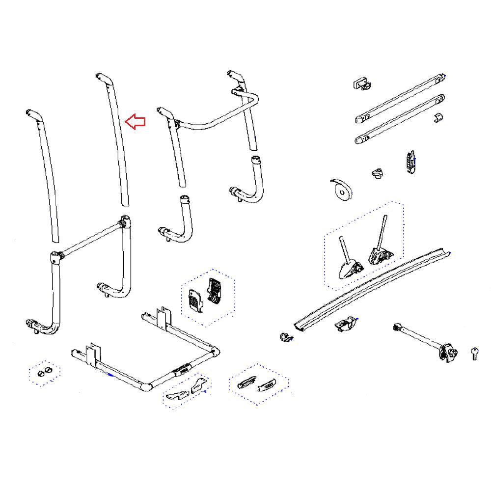 Thule Excellent Arm Black (1x)