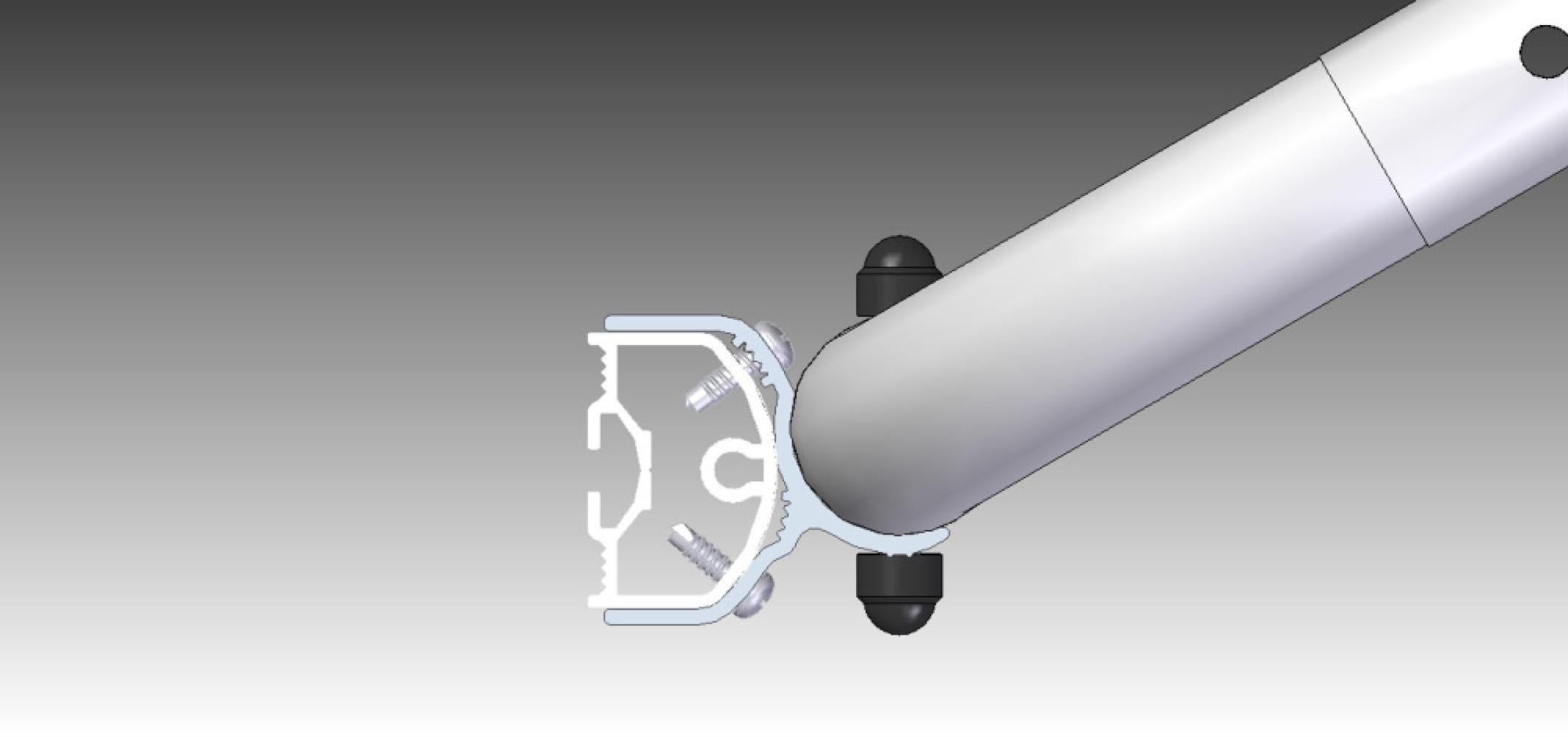 Thule Bike Rack Lift Adapter for Bottom Mounting Rail