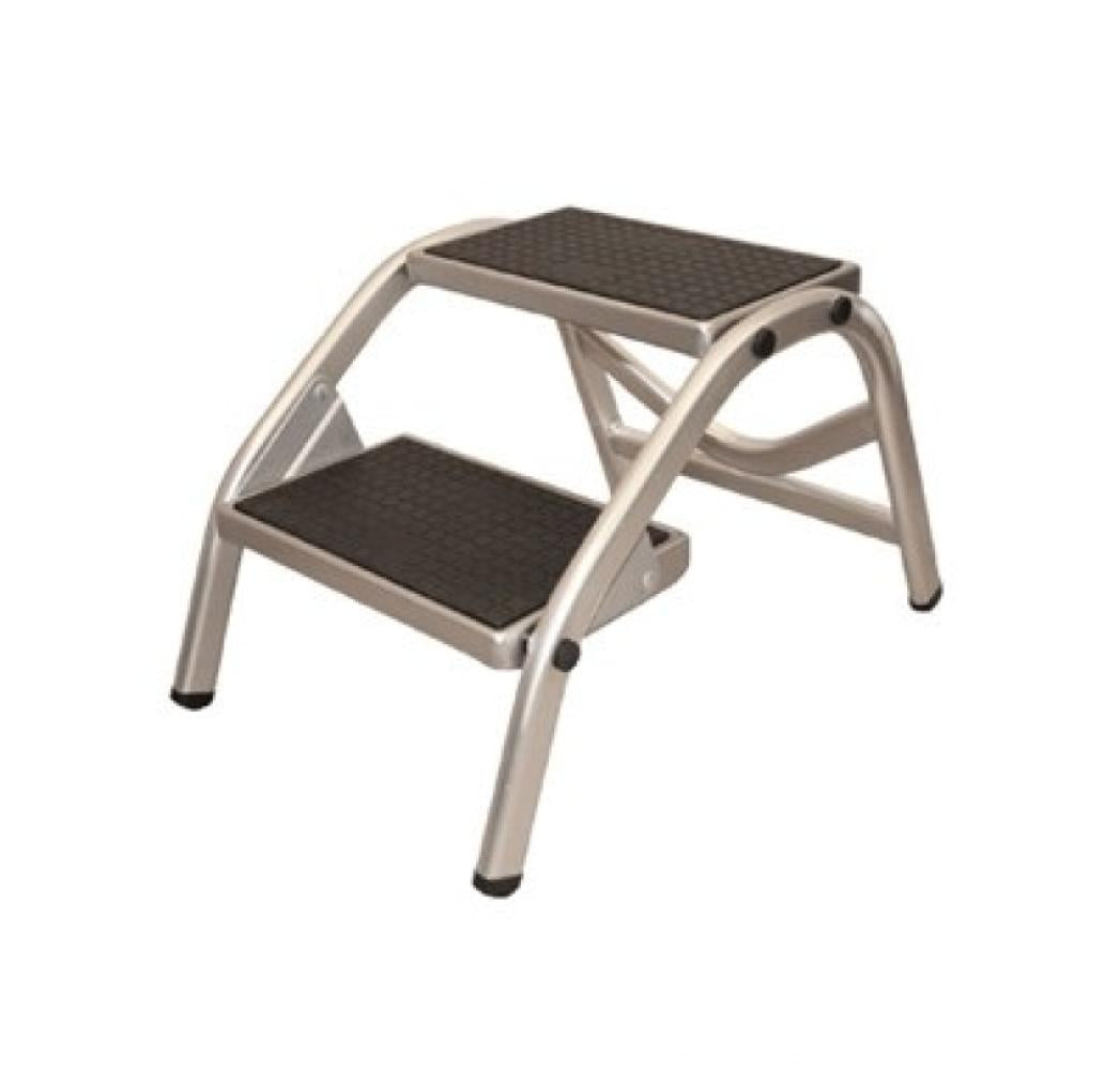 Opstap Darwin Aluminium Dubbel Zilver