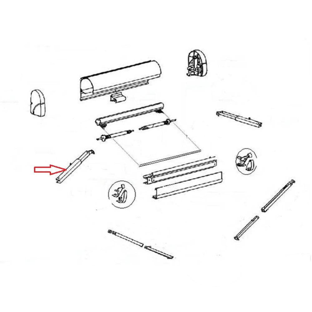 Thule Rafter Arm Assy RH 2000 2.60