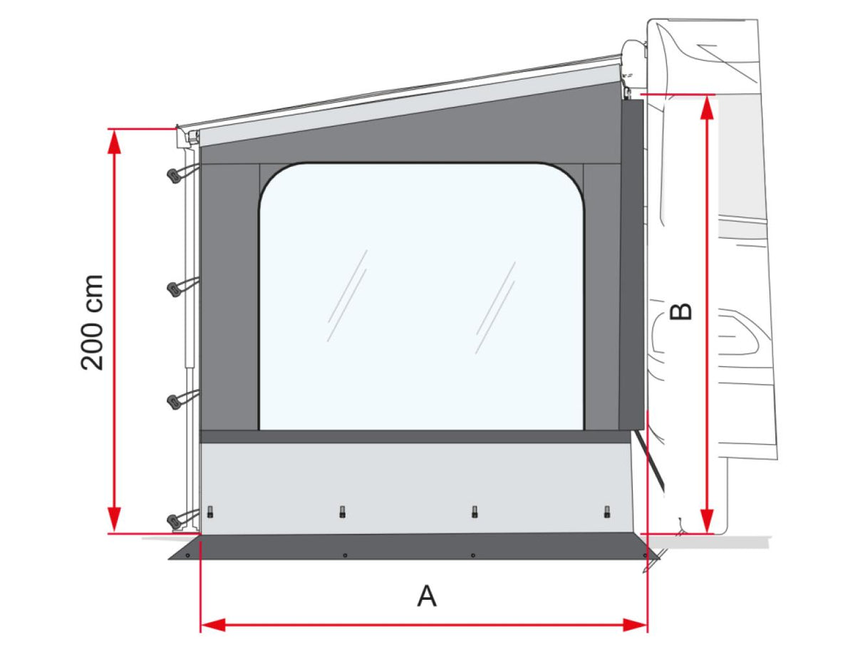 Fiamma Zijpaneel Side W Pro XXL F45/F65/F70/F80