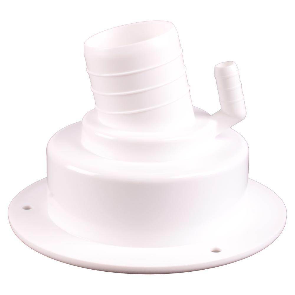 Watervulopening 40mm met Slot Wit