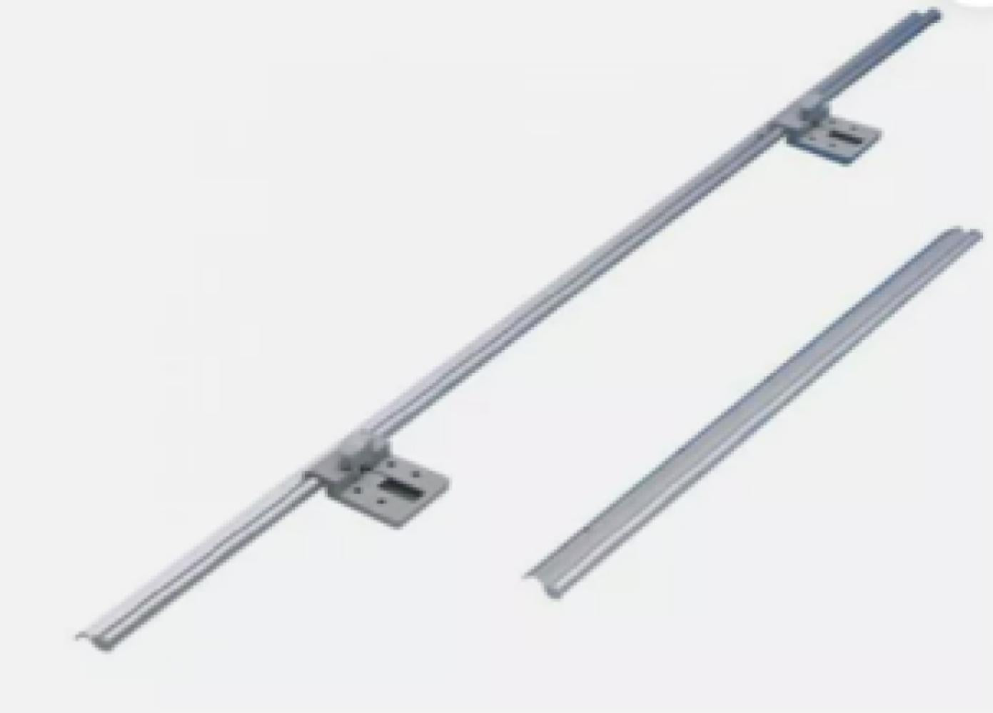 Tafelbladrail Aluminium Compleet