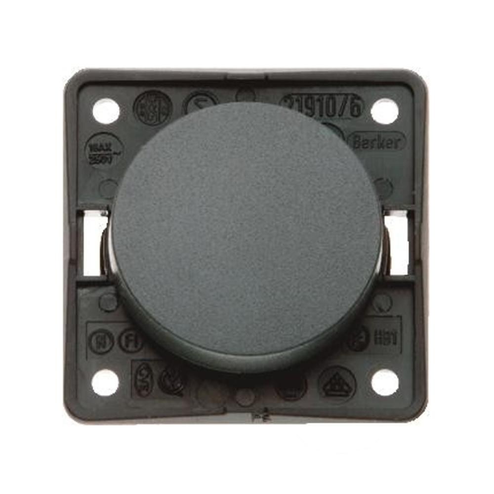 Berker Aan/Uitschakelaar Flow/Pure Inbouw Antraciet Mat 230V