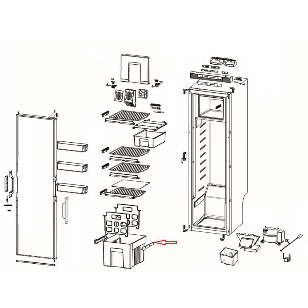 Thetford Groentenlade Geleider T2152