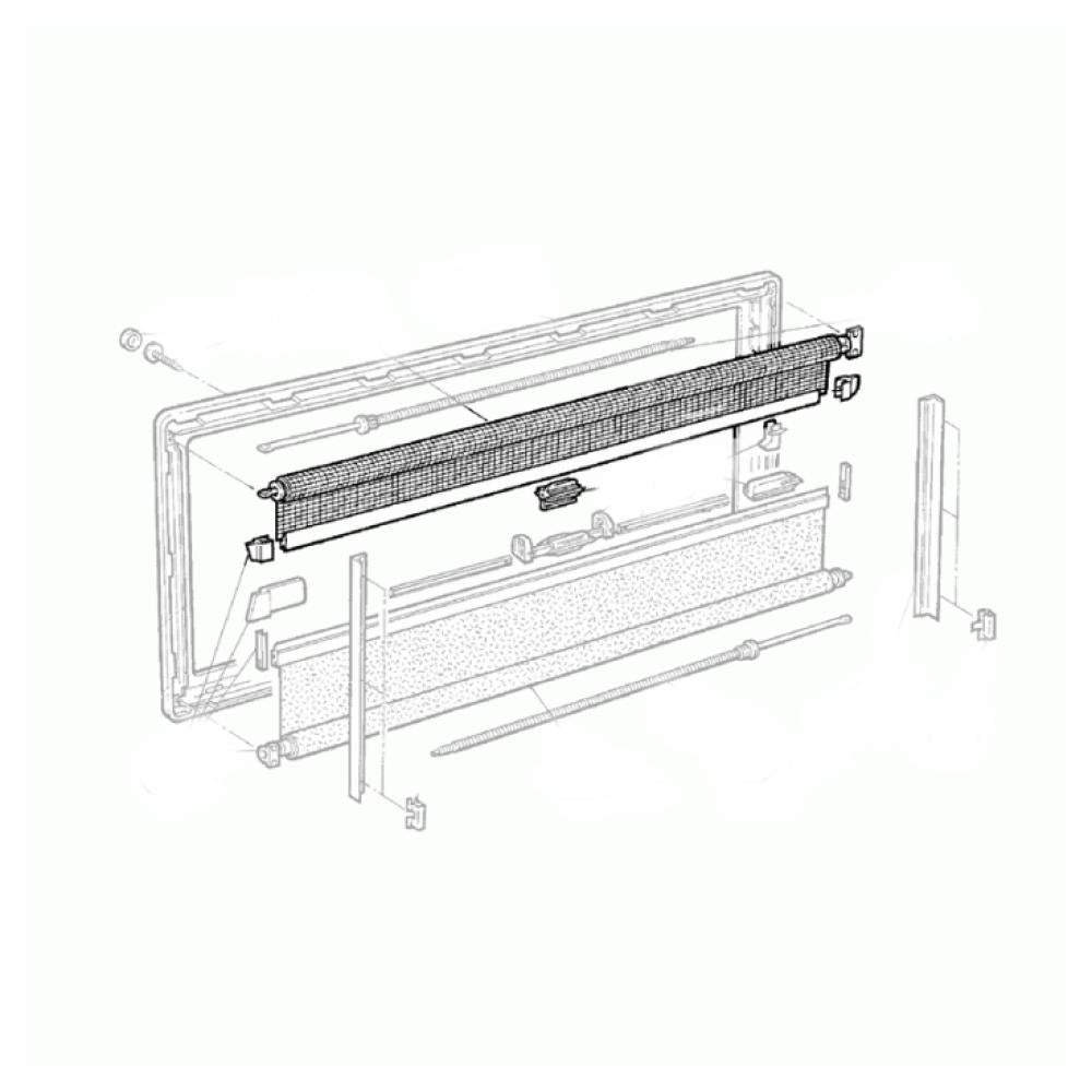 Dometic S3, S4 Vliegenrollo 60x60